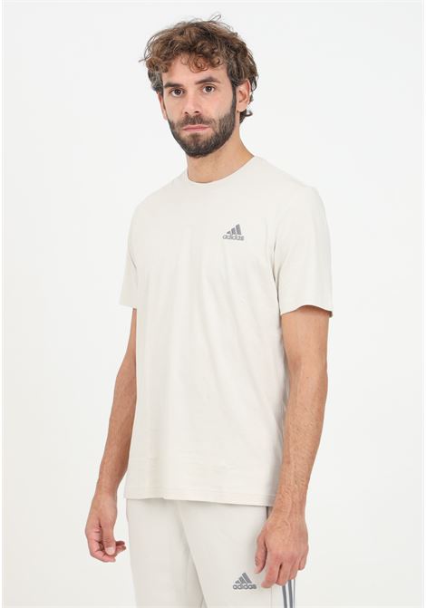 T-shirt a manica corta Sportswear beige da uomo ADIDAS PERFORMANCE | IY9099.